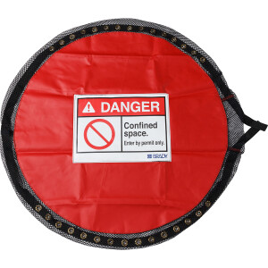 Brady Solid Lockable Cover Confined Space