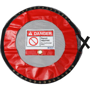 Brady Ventilated Lockable Covers Permit Required