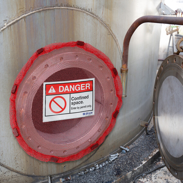 Brady Magnet Non-lock Cover Confined Space - Image 2