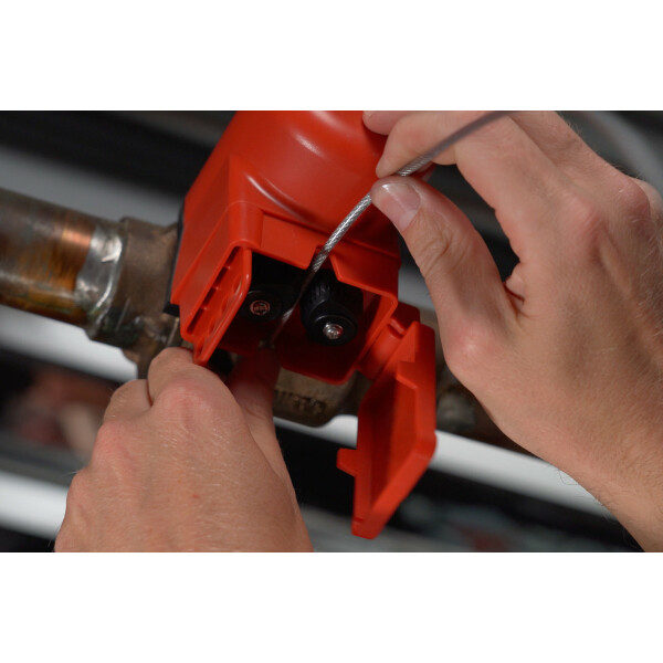 Brady No-Handle Valve Lockout with Cable - Image 3