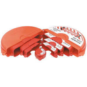 Brady Gate Valve Lockout Set Red