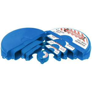 Brady Gate Valve Lockout Set Blue