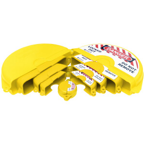 Brady Gate Valve Lockout Set Yellow