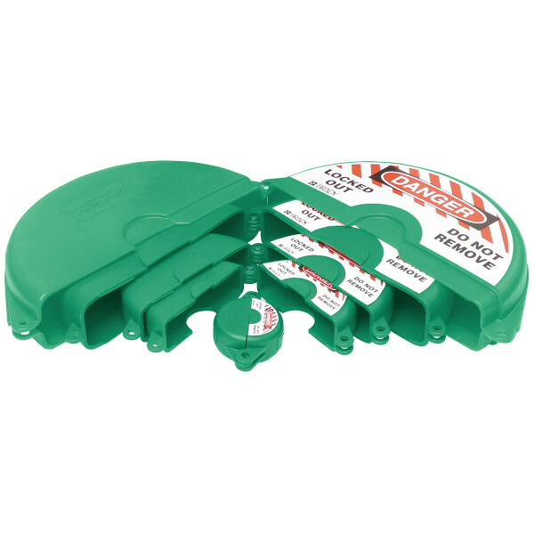Brady Gate Valve Lockout Set Green