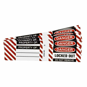 Brady Steel Padlock Labels