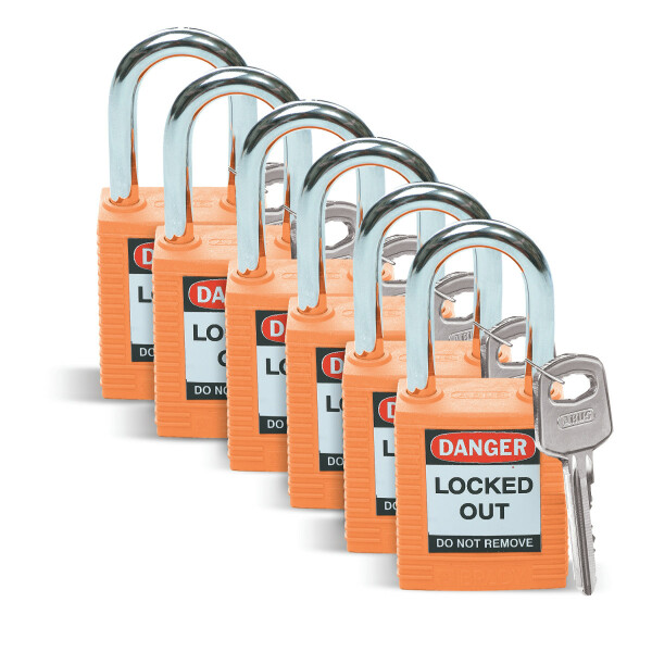 Brady Nylon Lockout Padlocks - Image 8