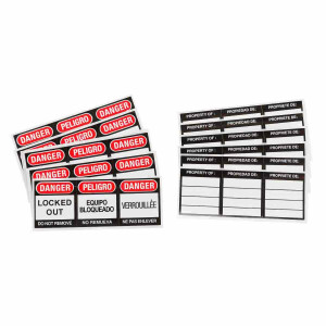Brady Safety Padlock Labels