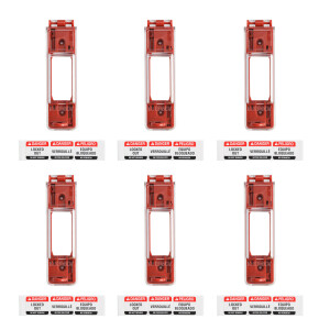 Brady Universal Wall Switch Lockout - 6 Pack