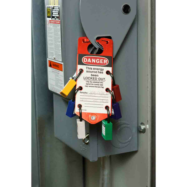 Brady Labelled Lockout Hasps - Allowed Personel Only - Image 3