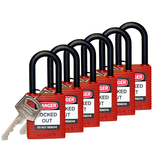 Brady Safety Padlocks - Nylon Shackle - Image 3