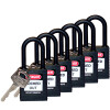 Brady Safety Padlocks - Nylon Shackle