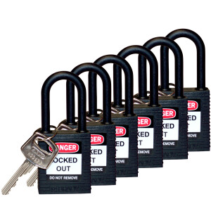 Brady Safety Padlocks - Nylon Shackle