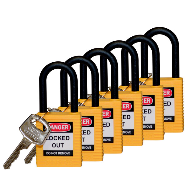 Brady Safety Padlocks - Nylon Shackle - Image 4