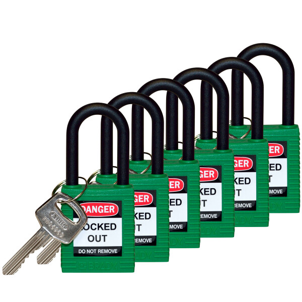 Brady Safety Padlocks - Nylon Shackle - Image 5