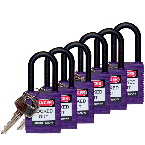 Brady Safety Padlocks - Nylon Shackle - Image 8