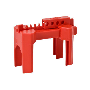 Brady 4-Legged Ball Valve Lockout Red