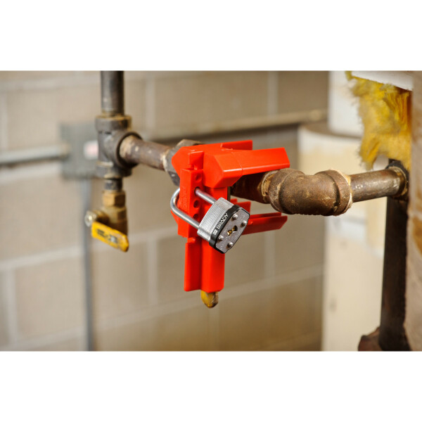Brady 4-Legged Ball Valve Lockout Red - Image 2