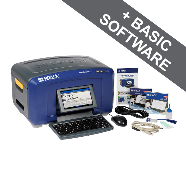 Brady S3700 Multicolour & Cut Sign and Label Printer with QWERTY EU keyboard