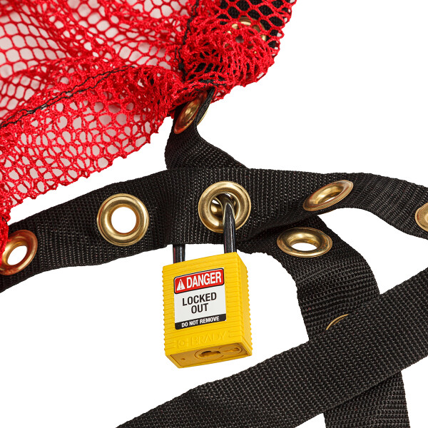 Brady Lock Red Mesh Cover Confined Space - Image 3