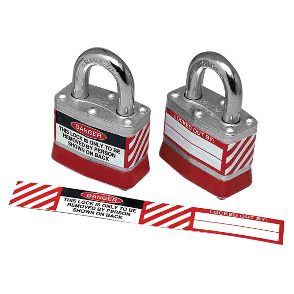 Brady Steel Padlock Labels - Image 2