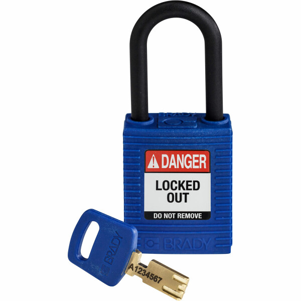 Brady SafeKey Nylon Lockout Padlocks Small Plastic - Image 6