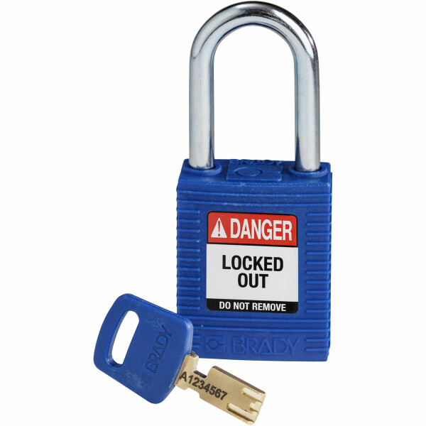 Brady SafeKey Nylon Lockout Padlocks Small Steel - Image 6