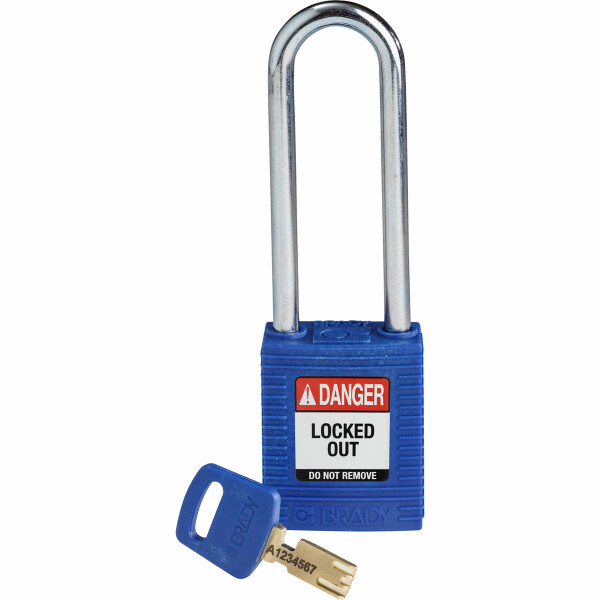 Brady SafeKey Nylon Lockout Padlocks Large Steel - Image 5