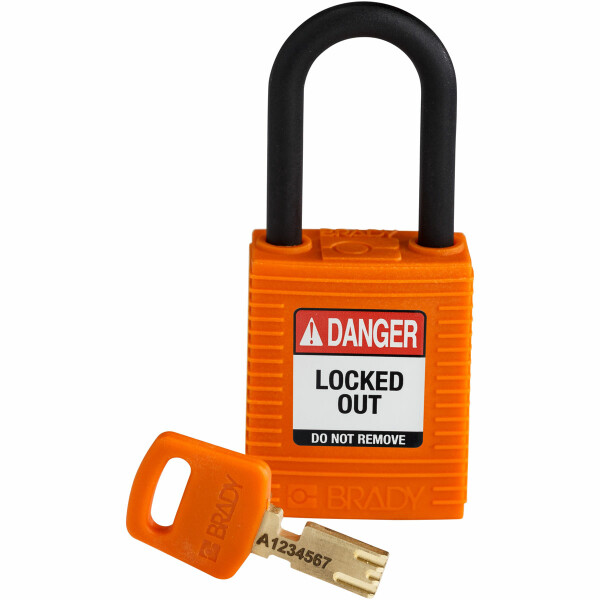 Brady SafeKey Nylon Lockout Padlocks Small Plastic - Image 12