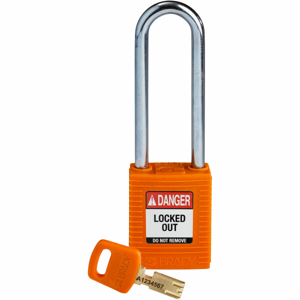 Brady SafeKey Nylon Lockout Padlocks Large Steel - Image 11