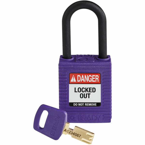 Brady SafeKey Nylon Lockout Padlocks Small Plastic - Image 14