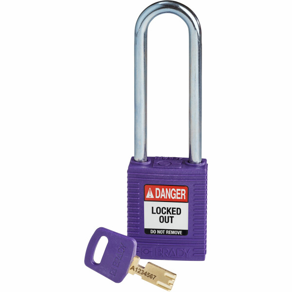 Brady SafeKey Nylon Lockout Padlocks Large Steel - Image 13