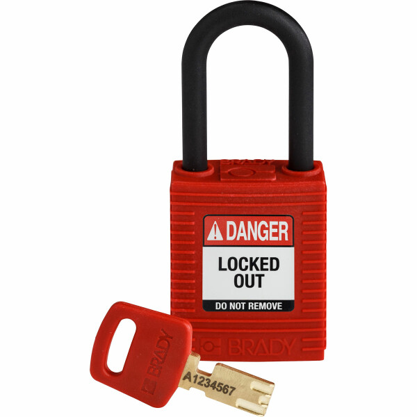 Brady SafeKey Nylon Lockout Padlocks Small Plastic - Image 16