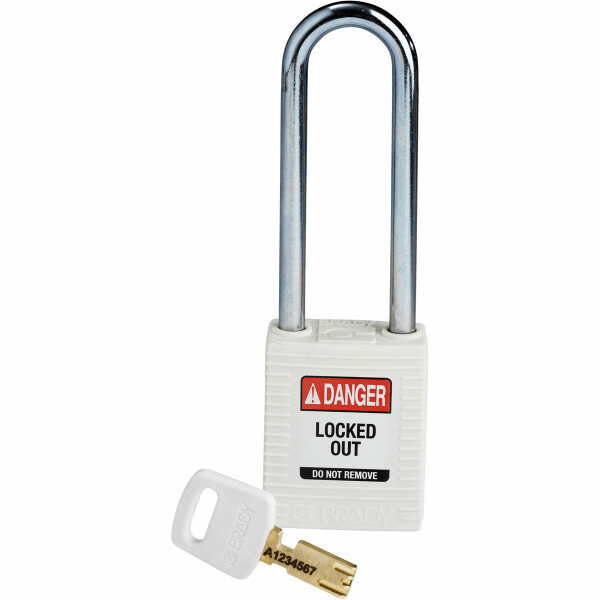 Brady SafeKey Nylon Lockout Padlocks Large Steel - Image 17