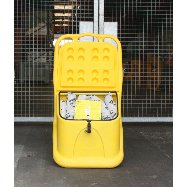 Brady Outdoor Mobile Spill Kit, Maintenance 55L Oil Only Sorbent - Image 2