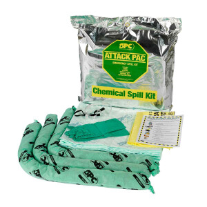 Brady Attack Pac Spill Kit 91L Chemical Sorbent