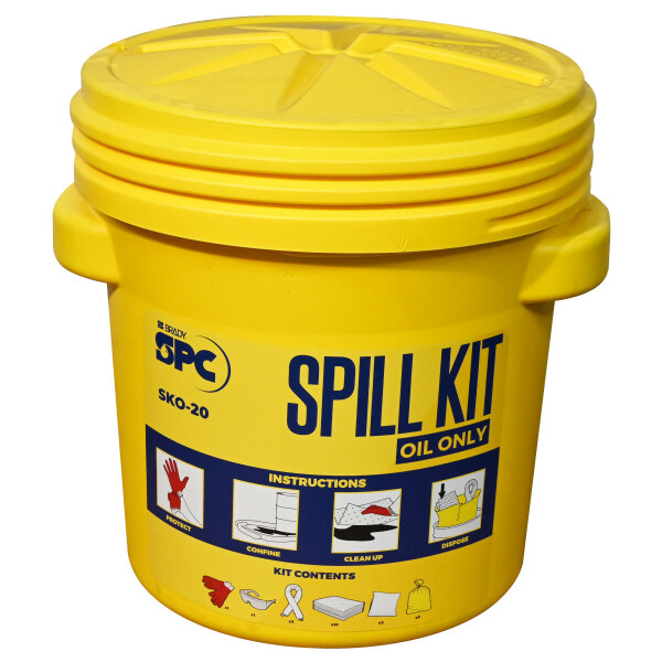 Brady Oil Only LAB Spill Kit  57 L - Image 2