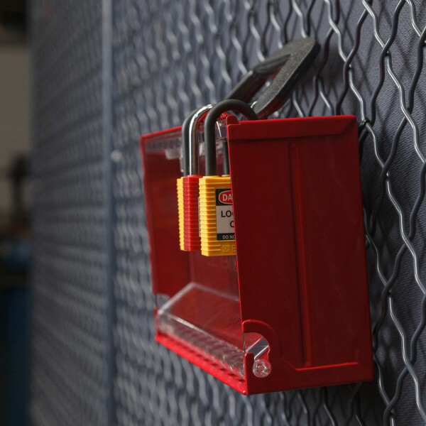 Brady SlimView Group Lock Box Red - Image 2
