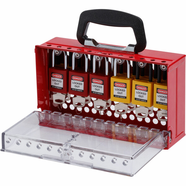 Brady SlimView Group Lock Box Red - Image 5