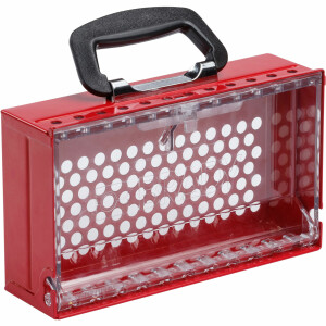 Brady SlimView Group Lock Box Red