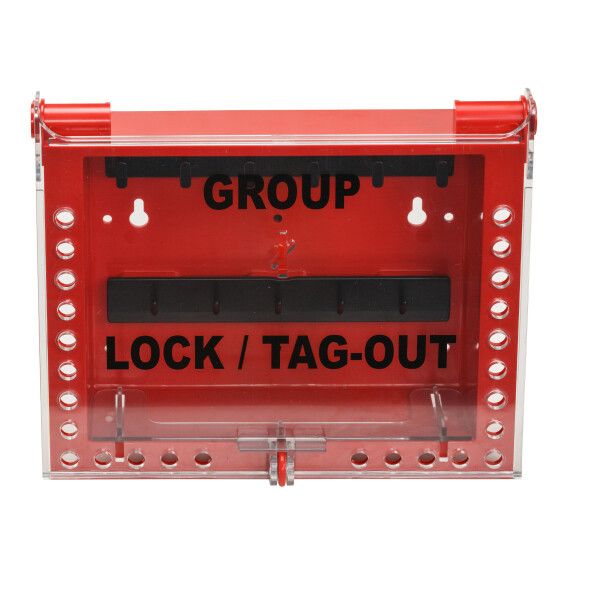 Brady 26 Group Lock Box Red
