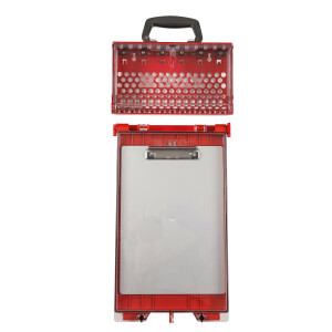 Brady Permit Control Station with Slimview Group Lock Box