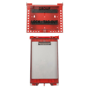 Brady Permit Control Station with 26 Group Lock Box