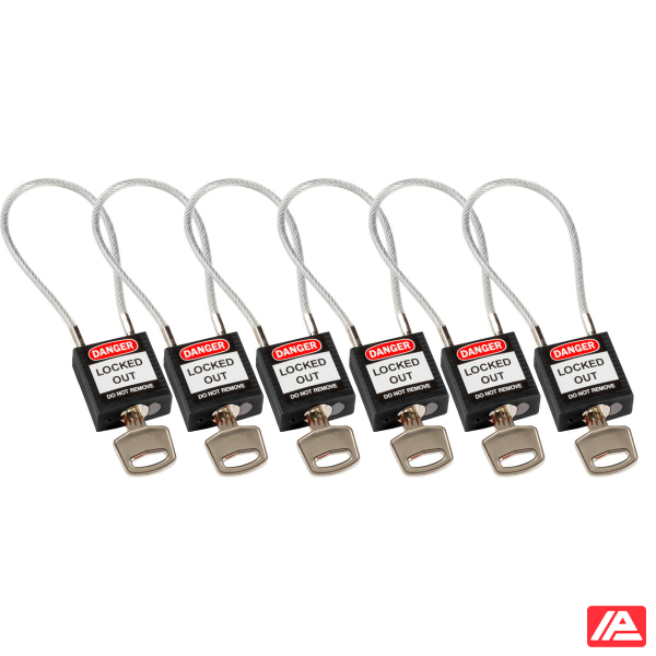 Brady Compact Cable Padlocks