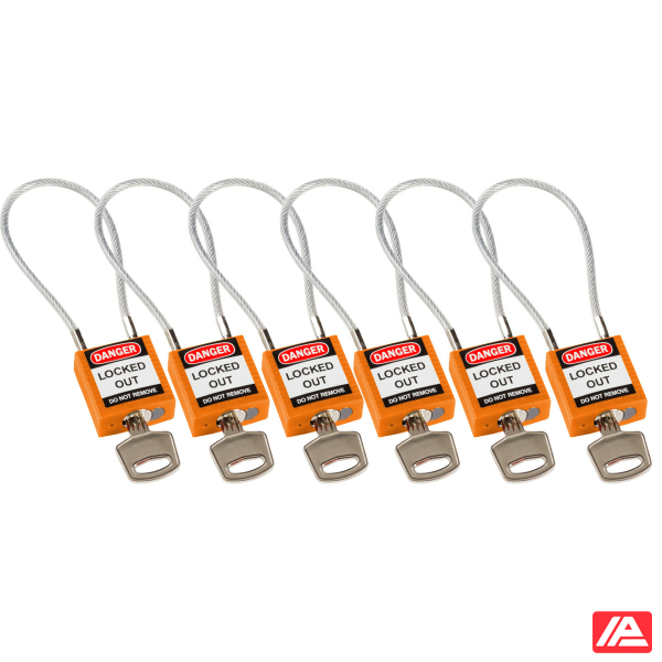 Brady Compact Cable Padlocks - Image 11