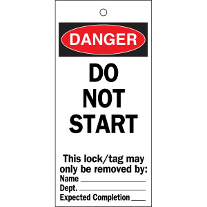 Brady Warning Tags