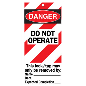Brady Warning Tags
