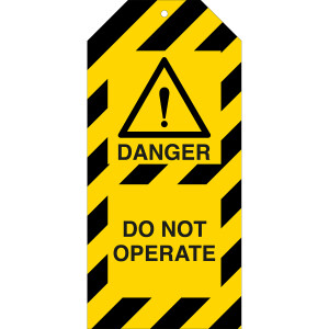 Brady Warning Tags Do Not Operate