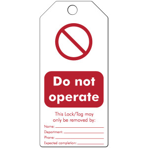 Brady Tagout: Rewritable Warning Tags
