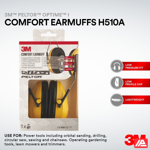 3M™ PELTOR™ Optime™ Comfort Earmuff H510A (87-98 dB) - Image 3