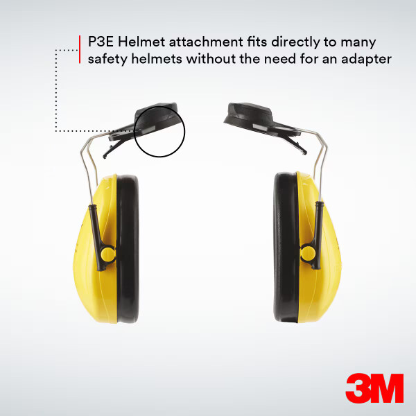3M™ PELTOR™ Optime™ Comfort Ωτοασπίδες Με Στήριγμα Κράνους H510P3 (87-98 dB) - Image 4